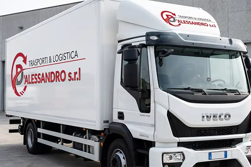 Bilico frigo ATP D'Alessandro Trasporti per il trasporto di prodotti alimentari freschi e refrigerati
